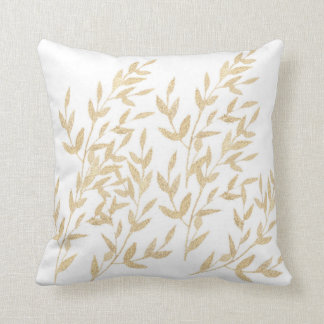 Cojín Decorativo hoja de oro