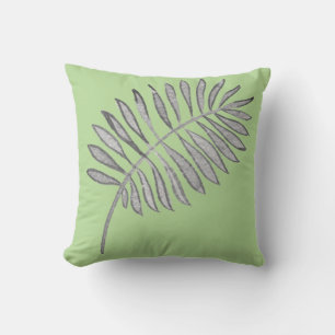 Cojín Decorativo Hoja de Palma Moderna
