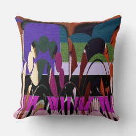 Cojín Decorativo Hoja de Vid Floral Moderna  