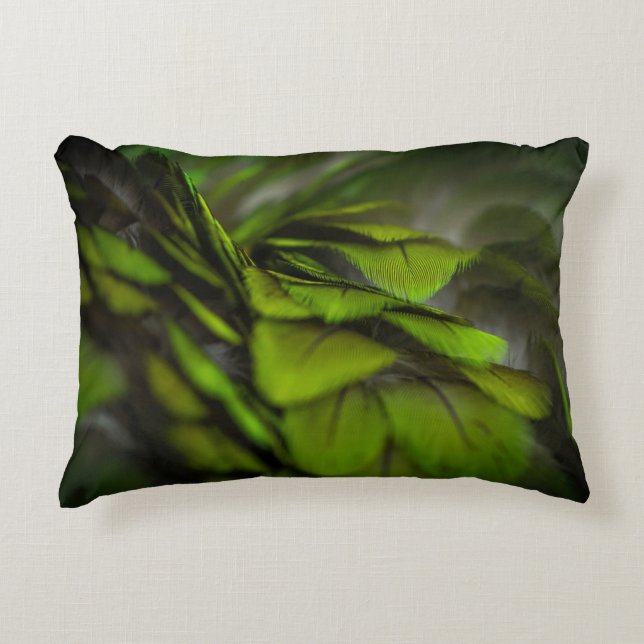 Cojín Decorativo Hoja verde (Anverso)