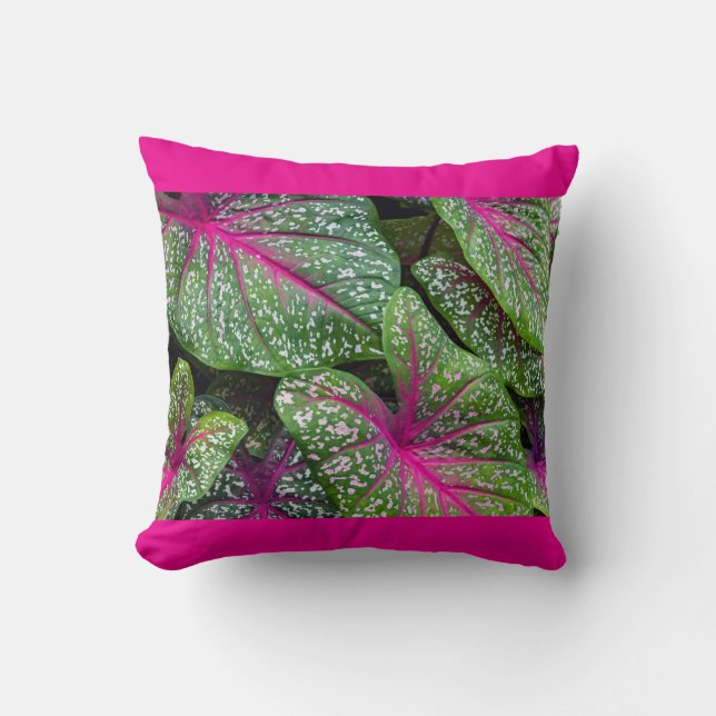 Cojín Decorativo hojas (Anverso)