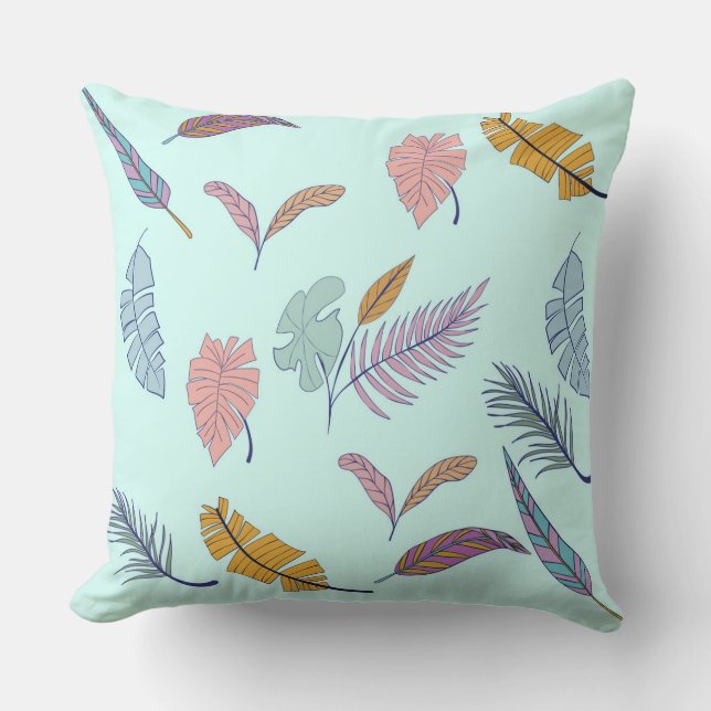 Cojín Decorativo Hojas (Anverso)