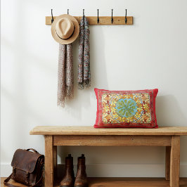 Cojín Decorativo Hojas de arce Abstract Pattern Alphonse Mucha