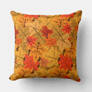 Cojín Decorativo Hojas de arce de otoño