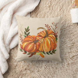 Cojín Decorativo Hojas de calabazas de otoño