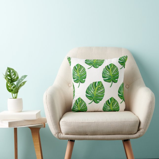 Cojín Decorativo Hojas de monstera (Silla)