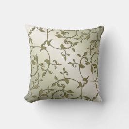 Cojín Decorativo Hojas de oliva en desplazamiento