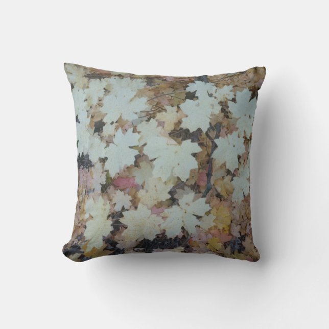 Cojín Decorativo Hojas de otoño (Anverso)