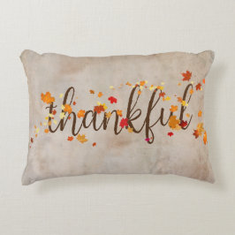 Cojín Decorativo Hojas de otoño agradecidas