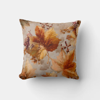 Cojín Decorativo Hojas de otoño antiguas