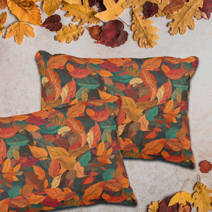 Cojín Decorativo Hojas de otoño coloridas