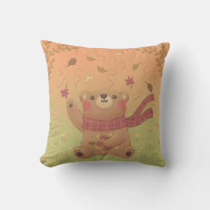 Cojín Decorativo Hojas de otoño de Teddy Bear