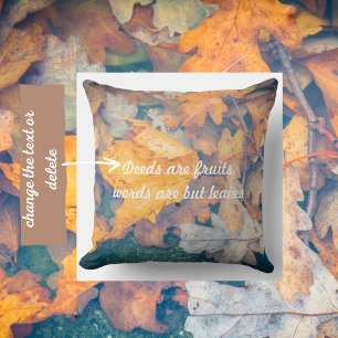 Cojín Decorativo Hojas de otoño flotantes
