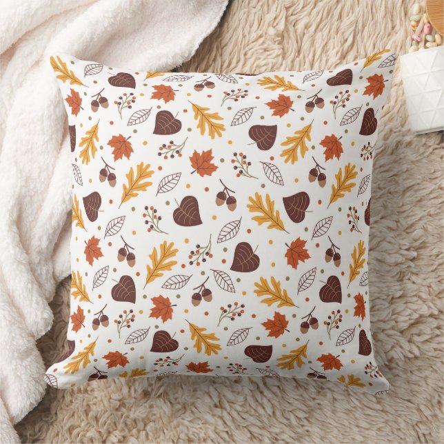 Cojín Decorativo Hojas de otoño y alcornoques (Manta)