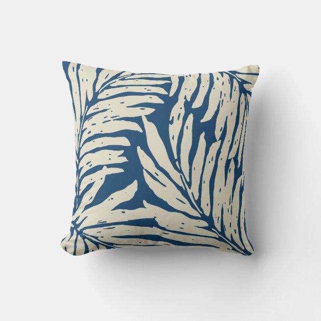 Cojín Decorativo Hojas de palma hawaianas del jardín de Kahanu (Anverso)