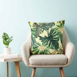 Cojín Decorativo Hojas de palmas silvestres