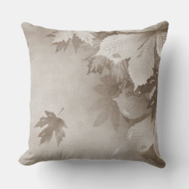 COJÍN DECORATIVO HOJAS DE PASTEL FALL BROWN