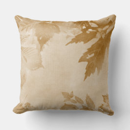 COJÍN DECORATIVO HOJAS DE PASTEL FALL BROWN