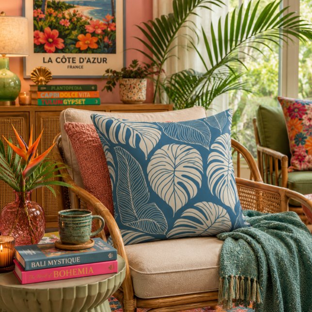 Cojín Decorativo Hojas de selva tropical (Subido por el creador)