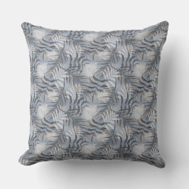 Cojín Decorativo Hojas grises