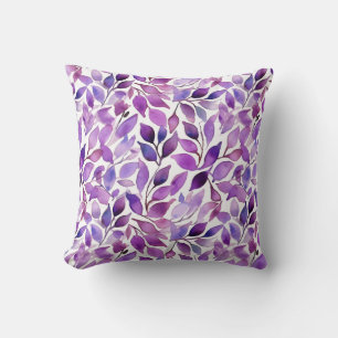 Cojín Decorativo Hojas Purpura