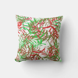 Cojín Decorativo Hojas salvajes verdes