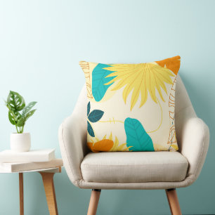 Cojín Decorativo Hojas tropicales