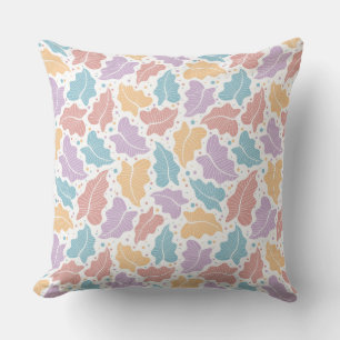 Cojín Decorativo Hojas Tropicales de Pastel