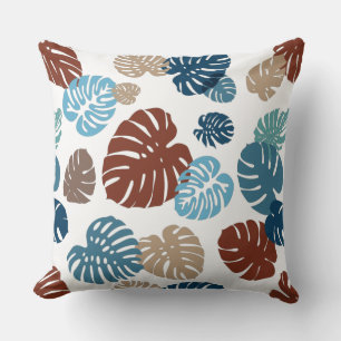 Cojín Decorativo Hojas Tropicales Multicolor 11