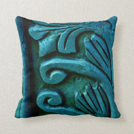 Cojín Decorativo Hojas Verde azuladas