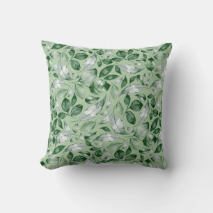Cojín Decorativo Hojas verdes