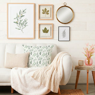 Cojín Decorativo Hojas verdes