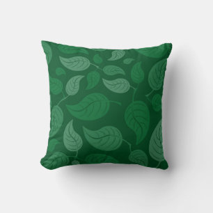Cojín Decorativo Hojas verdes