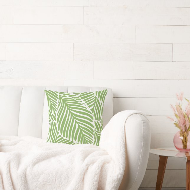 Cojín Decorativo Hojas verdes Personalizados modernas (Sofá)