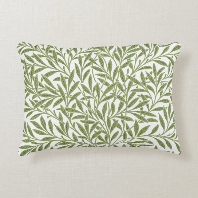 Cojín Decorativo Hojas victorianas de William Morris (Anverso)