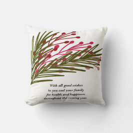 Cojín Decorativo Hojas y bayas