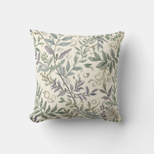 Cojín Decorativo Hojas y follaje botánico verde