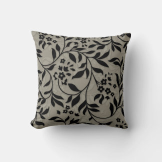 Cojín Decorativo Hojas y viñas en Taupe