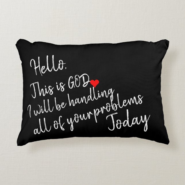 Cojín Decorativo Hola (Anverso)