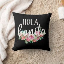 Hola Bonita Rosas Españolas Tipografía Chic Modern