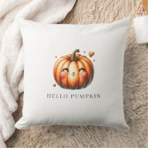 Hola Calabaza Personalizado Minimalista Caprichoso