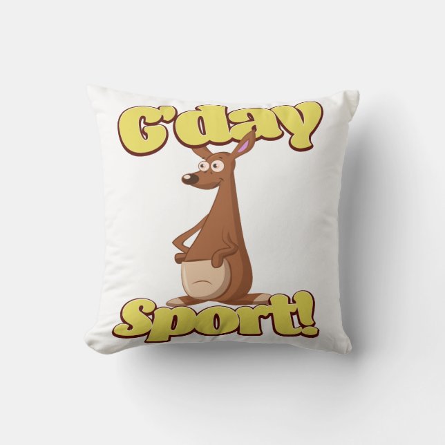Cojín Decorativo Hola Deporte (Anverso)