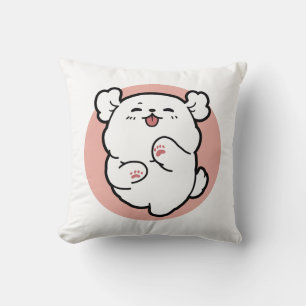 Cojín Decorativo ¡Hola! - Diseño feliz de Personalizados de perros