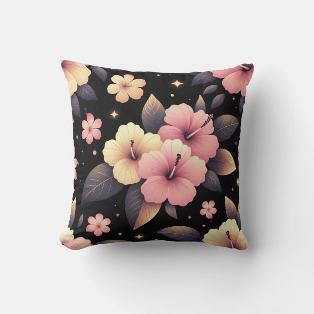 Cojín Decorativo Hola Hibiscus (Anverso)