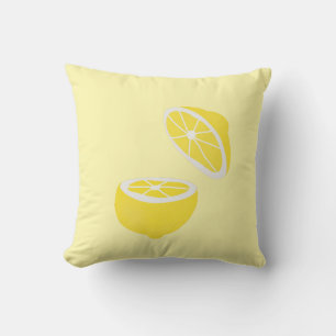 Cojín Decorativo Hola Lemon, fruta amarilla moderna