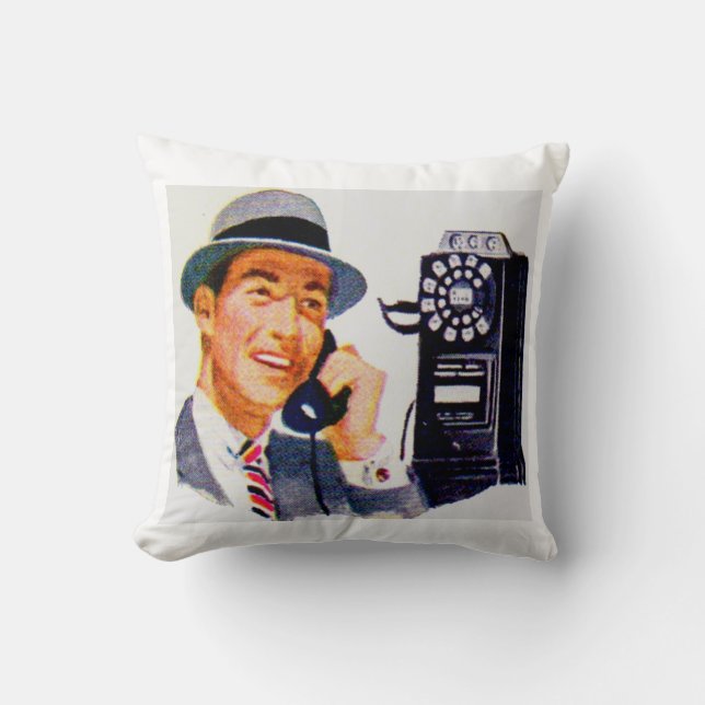 Cojín Decorativo ¿Hola, Mabel? Es Tony. (Anverso)