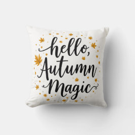 Cojín Decorativo hola, magia de otoño