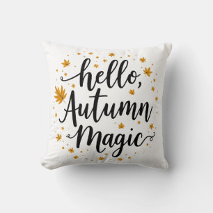 Cojín Decorativo hola, magia de otoño