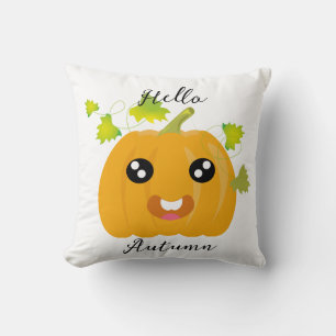 Cojín Decorativo Hola Otoño - Calabaza Cute