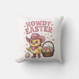 Cojín Decorativo Hola Pollito de Pascua Caza de Huevos Primavera Gr